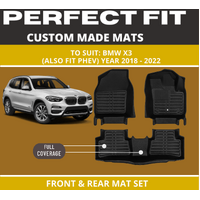 Custom car floor mats for bmw x3 (also fits phev models)