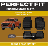 Custom car floor mats for isuzu d-max (2019-2022)