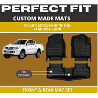Custom car floor mats for mitsubishi tritonBlack Floor Mats Full Interior Set