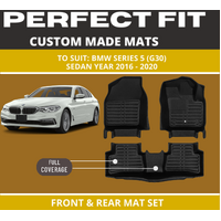 Custom car floor mats for bmw 5-series sedan