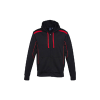 Mens United Hoodie Black/Red XL