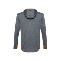 Mens Pace Hoodie Grey/Fluoro Orange 5XL