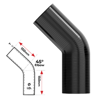 Redback Silicone Hose (3-1/2") 45° Bend
