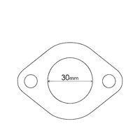 Redback Flange Gasket for Alfa Romeo 33 (06/1974 - 09/1994), Alfasud (06/1974 - 09/1994)