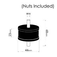 Cotton Reel Mounts - ID 48mm, ROUND, M10X1.25