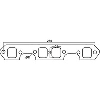 Redback Header Gasket for Holden Calais (03/1986 - 08/1988), Commodore (03/1986 - 08/1988)