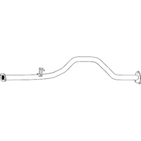 Redback Standard Replacement Exhaust for Toyota Landcruiser (01/1999 - 01/2007)