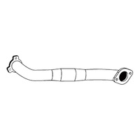 Redback Standard Replacement Exhaust for Nissan Navara (07/2005 - 10/2015), Pathfinder (07/2005 - 10/2015)