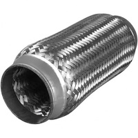 Flexible Bellow 2.5" Inlet 6" Long - Stainless Steel Ends