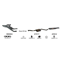Redback Performance Exhaust System for Holden Calais (04/1995 - 08/1997), Commodore (04/1995 - 08/1997)