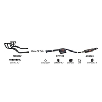 Redback Performance Exhaust System for Holden Commodore (08/1997 - 08/2004), Calais (08/1997 - 08/2004), HSV XU6 (08/1997 - 08/2004)