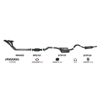 Redback Performance Exhaust System for Holden Calais (03/1986 - 1988), Commodore (03/1986 - 1988)