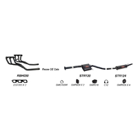 Redback Performance Exhaust System for Holden Commodore (08/1997 - 08/2004), Calais (08/1997 - 08/2004), HSV XU6 (08/1997 - 08/2004)