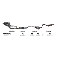 Redback Performance Exhaust System for Holden Commodore (04/1995 - 1997), Calais (04/1995 - 1997)