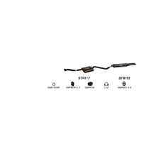 Redback Performance Exhaust System for Holden Commodore (04/1995 - 1997), Calais (04/1995 - 1997)