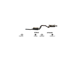 Redback Exhaust System for Ford Fairmont (01/2002 - 04/2008), Falcon (01/2002 - 04/2008)