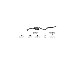 Redback Performance Exhaust System for Holden Calais (09/1991 - 09/1997), Commodore (09/1991 - 09/1997)