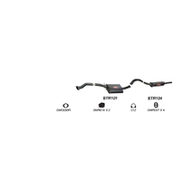 Redback Performance Exhaust System for Holden Commodore (03/1986 - 1988), Calais (03/1986 - 1988)