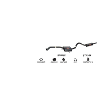 Redback Performance 2.5" Exhaust System for Holden Commodore VN VP VR V6 & V8 & VS V8 Sedan