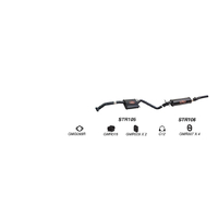 Redback Performance Exhaust System for Holden Commodore (09/1991 - 09/1997), Calais (09/1991 - 09/1997)