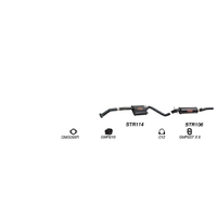 Redback Performance Exhaust System for Holden Statesman (04/1990 - 1995), Caprice (04/1990 - 1995)