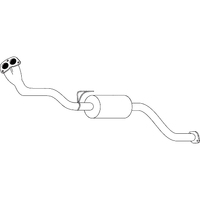 Redback Standard Replacement Exhaust for Toyota Hilux (01/1998 - 04/2005)