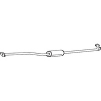 Redback Standard Replacement Exhaust for Nissan X-TRAIL (10/2001 - 01/2006)