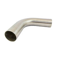 Mandrel Bend 304 Stainless Steel 320 Grit Finish 90 - OD 45mm(1-3/4"), 304 Stainless