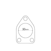 Redback Flange Gasket for Mitsubishi Magna (05/1985 - 09/2004), Lancer (05/1985 - 09/2004), Pajero (05/1985 - 09/2004)