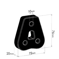 Redback Exhaust Rubber for Mitsubishi Triton (11/1986 - 12/2006), Pajero (11/1986 - 12/2006), L300 Express (11/1986 - 12/2006), Chrysler Neon...