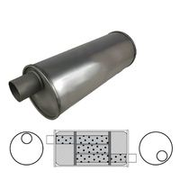 6" Round, 16" Long, 2" Offset/Offset - Right Hand Rotation