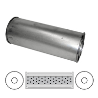 6" Round, 14" Long, 3" Centre/Centre - Megaflow