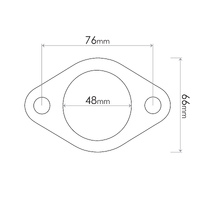 Redback Flange Gasket for Mazda, Daihatsu, Subaru, Ford, Citroen, Porsche & Saab