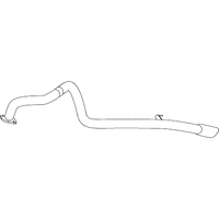 Redback Standard Replacement Exhaust for Toyota Hilux (02/2005 - 09/2015)