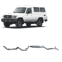 Redback 4x4 Extreme Duty Exhaust to suit Toyota Landcruiser (11/2001 02/2007)