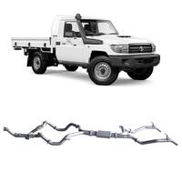 Redback 4x4 Extreme Duty Exhaust Twin Exhaust to suit Toyota Landcruiser 79 Series Single Cab (03/2007 10/2016)