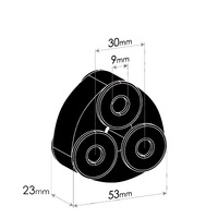 Redback Exhaust Rubber for Toyota Hilux (09/1990 - 07/2005), Camry (09/1990 - 07/2005), Town Ace (09/1990 - 07/2005), Tarago (09/1990 - 07/2005)