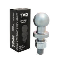 TAG Zinc Plated Tow Ball - 50mm, 3.5 tonne