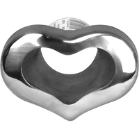 Love Heart Deluxe - In 2-1/2", Stainless