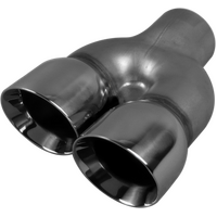 VE Commodore - Left, In 57mm(2-1/4"), Out 76mm(3"), Stainless
