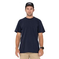 Elbow Grease Short Sleeve Tee Colour Navy Blue Size M