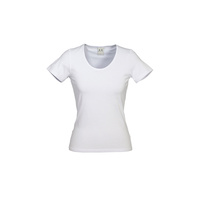 Ladies Vibe Tee White 8