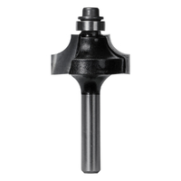 Carbitool 9.5mm 2 Flute Beading Bit with Ball Bearing Guide - Carbide Tipped T612B-1/2