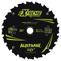 Austsaw 235mm x 25 Bore x 20T Extreme Wood with Nails Blade TBPP2352520