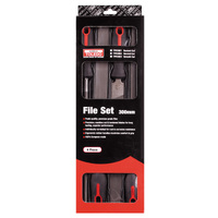 Toledo 300mm 4 Piece File Set Second Cut TFR3002