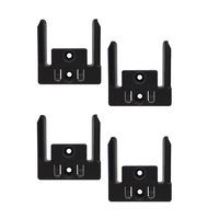 StealthMounts Black Tool Mount Holder for Makita LXT (4 Pack) TM-MK18-BLK-4