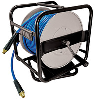 ITM Manual Air Hose Reel 8mm x 40m PVC Air Hose With 1/4" Bsp Male Fittings TM300-040