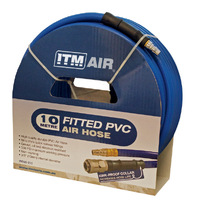 ITM Air Hose 10mm x 10m PVC Air Hose Comes With Couplers TM300-210