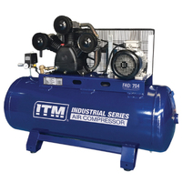 ITM 3 Phase 7.5hp 270ltr Fad 704 L/Min Air Compressor Belt Drive Stationary TM353-75270