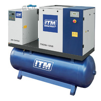 ITM 3 Phase 15hp 500ltr Fad 1620 Air Compressor Rotary Screw With Dryer TM356-15500